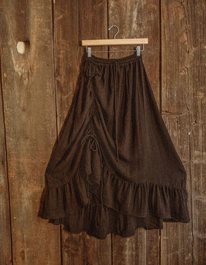 
                  
                    Load image into Gallery viewer, Boho Cinch Ruffle Skirt (Organic Cotton &amp;amp; Bamboo)
                  
                