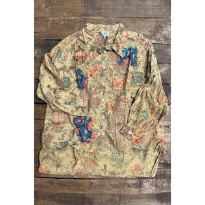 
                  
                    Load image into Gallery viewer, Enchanted Fields Top (olive)
                  
                