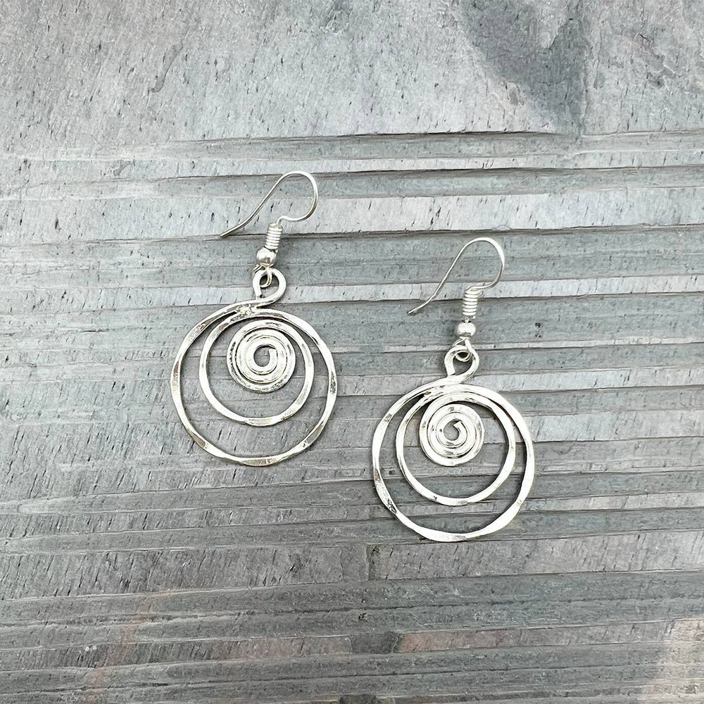 Triple Ring Earrings (Handmade)