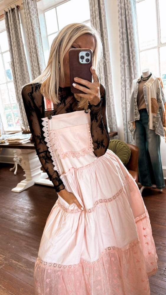 
                  
                    Load image into Gallery viewer, Brooklyn Overall Dress (petal pink)
                  
                