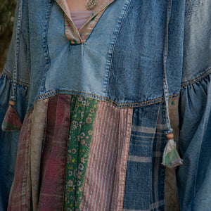 
                  
                    Load image into Gallery viewer, Friendship Patchwork Pullover
                  
                