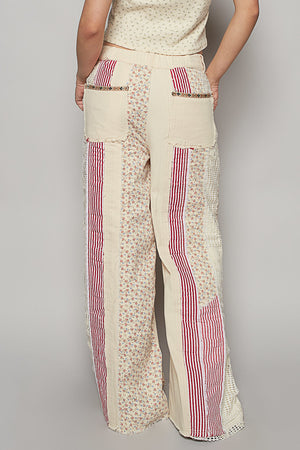 
                  
                    Load image into Gallery viewer, Leda Patchwork Pants
                  
                