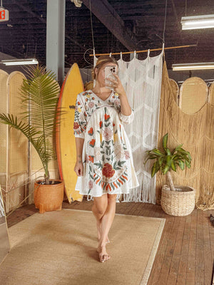
                  
                    Load image into Gallery viewer, Dreaming in Flowers Embroidered Dress
                  
                