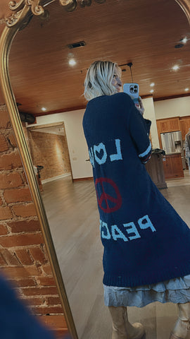 In Love + Peace Cardigan