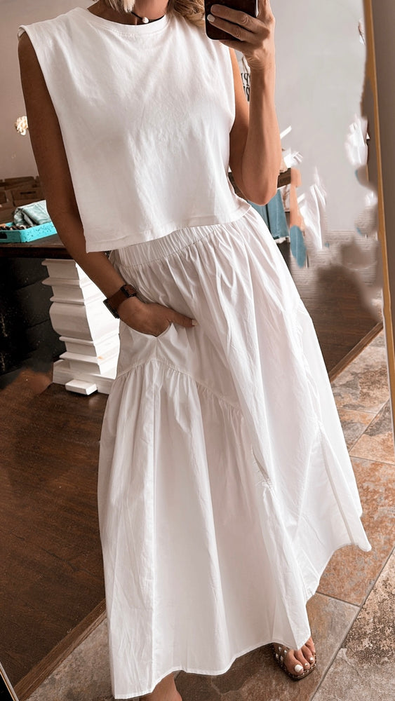 
                  
                    Load image into Gallery viewer, Cape Cod Maxi Skirt
                  
                