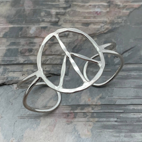 Peace Adjustable Cuff Bracelet