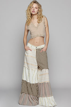 
                  
                    Load image into Gallery viewer, Sweet Magnolia Patchwork Pants
                  
                