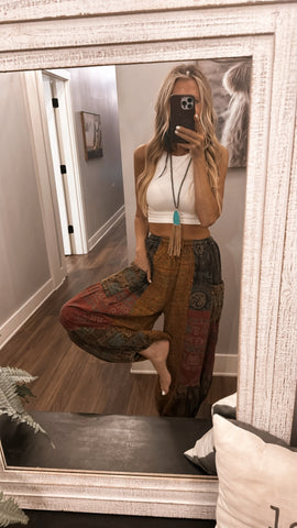 Harem Patchwork Pants