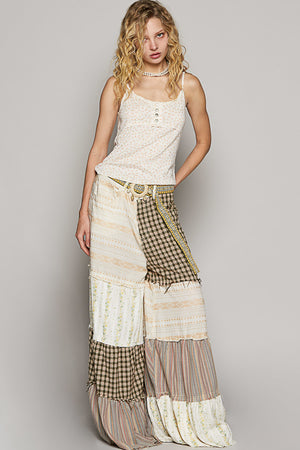 
                  
                    Load image into Gallery viewer, Sweet Magnolia Patchwork Pants
                  
                