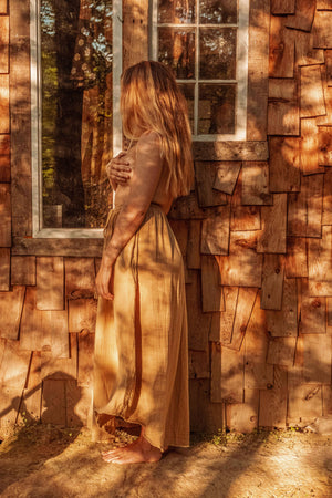 
                  
                    Load image into Gallery viewer, Bamboo Cotton Button Skirt
                  
                