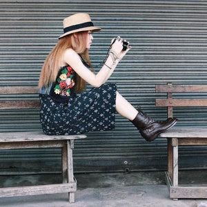 
                  
                    Load image into Gallery viewer, Victorian Ankle Leather Boots - Size 8
                  
                