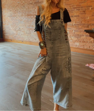 
                  
                    Load image into Gallery viewer, Good For the Soul Bandana Overalls
                  
                