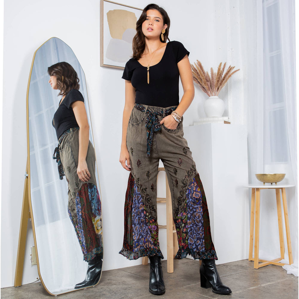 
                  
                    Load image into Gallery viewer, Boho Fusion Bellbottom Pants
                  
                