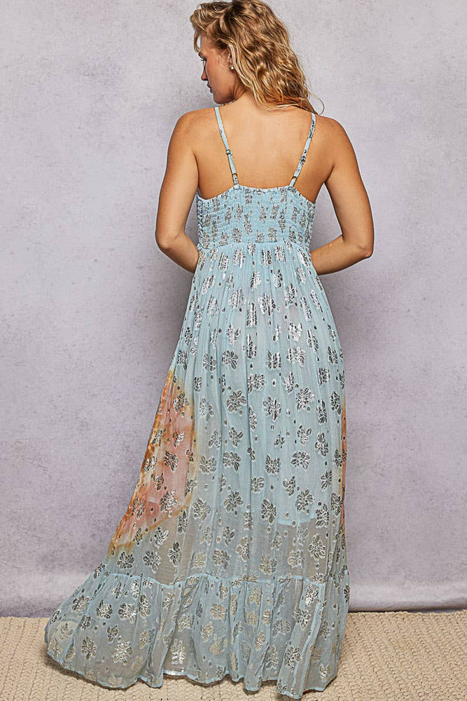 Island Blue Maxi Dress