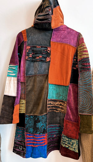 
                  
                    Load image into Gallery viewer, Daughter of The Moon Patchwork Jacket
                  
                