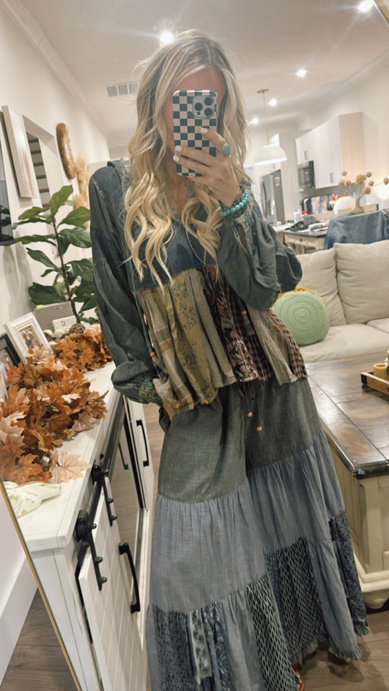 
                  
                    Load image into Gallery viewer, Friendship Patchwork Pullover
                  
                