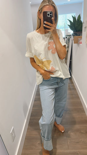 
                  
                    Load image into Gallery viewer, Patches Butterfly Tee
                  
                