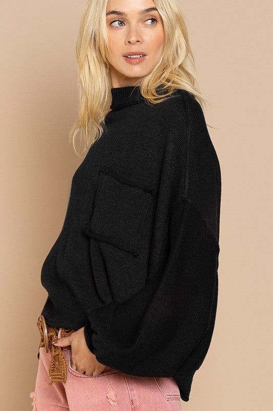 
                  
                    Load image into Gallery viewer, Bella Sweater (Black)
                  
                