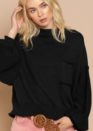 
                  
                    Load image into Gallery viewer, Bella Sweater (Black)
                  
                