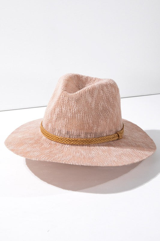 
                  
                    Load image into Gallery viewer, Nubby Panama Hat (Blush)
                  
                