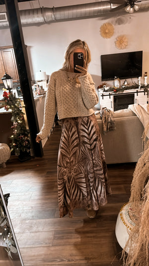 
                  
                    Load image into Gallery viewer, Cable Knit Sweater
                  
                