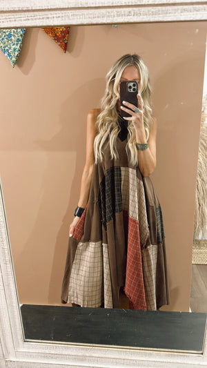 
                  
                    Load image into Gallery viewer, Astrid Patchwork Dress
                  
                