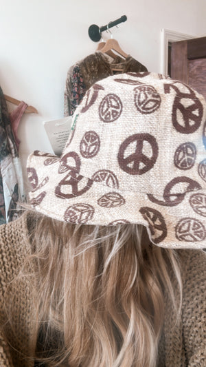 
                  
                    Load image into Gallery viewer, Peace Bucket Hat
                  
                