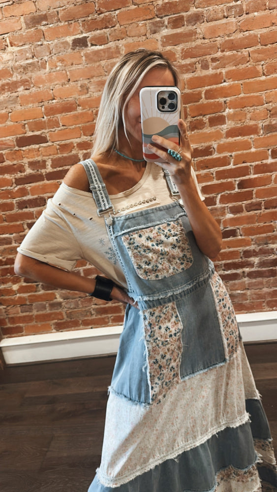 
                  
                    Load image into Gallery viewer, Sweetheart Overall Dress
                  
                