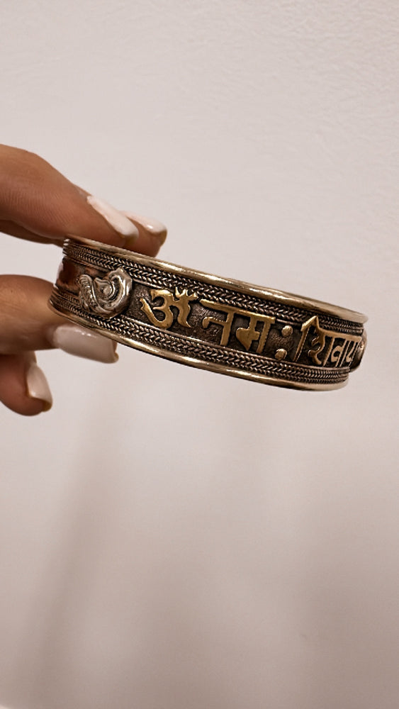 Peace + Love Copper Bracelet (Handmade)