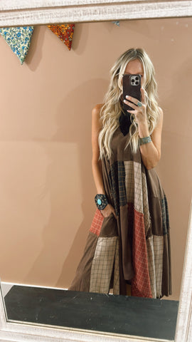 Astrid Patchwork Dress