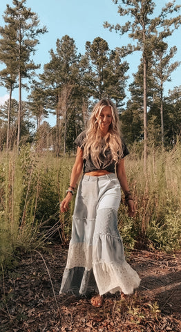 Sweet Magnolia Patchwork Pants