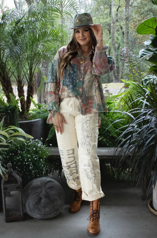 
                  
                    Load image into Gallery viewer, Peace and Love Jeans
                  
                