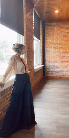 Pandora Wide Leg Pants (Black)