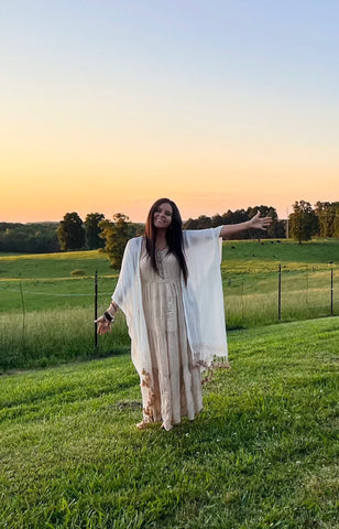 Twilight Tassel Kimono