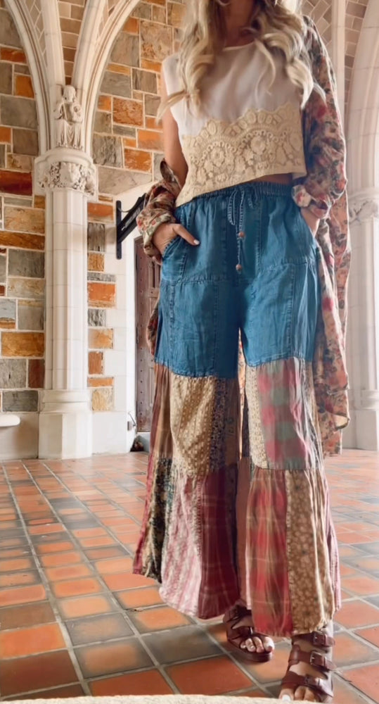 
                  
                    Load image into Gallery viewer, Hudson Patchwork Pants
                  
                