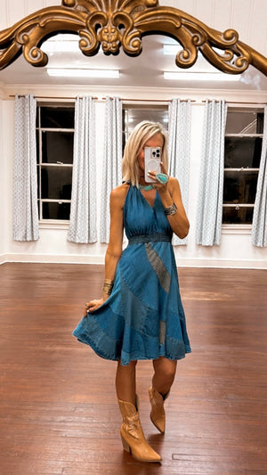 
                  
                    Load image into Gallery viewer, Nova Halter Dress
                  
                