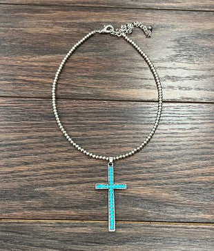 Crystal Cross Necklace