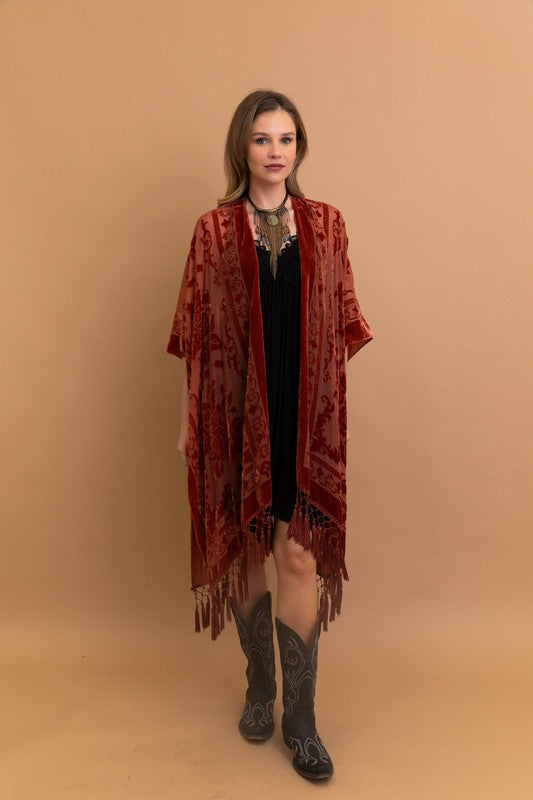 
                  
                    Load image into Gallery viewer, Velvet Crush Kimono
                  
                