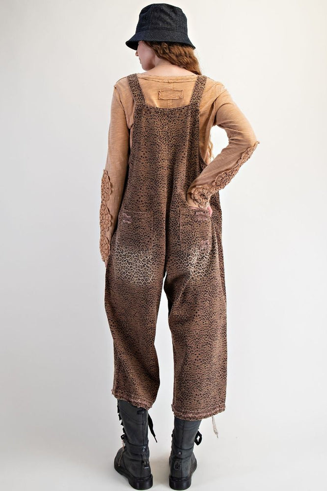 
                  
                    Load image into Gallery viewer, Leopard Good For The Soul Overalls
                  
                