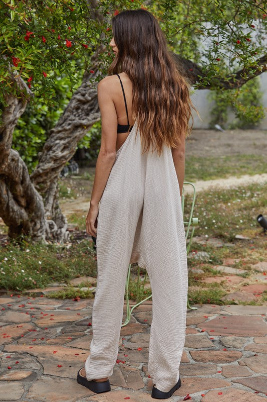 
                  
                    Load image into Gallery viewer, Still Obsessed Jumpsuit (Natural)
                  
                
