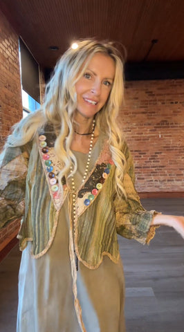 Bet Your Button Butterfly Jacket