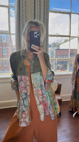 Vintage Patchwork Top