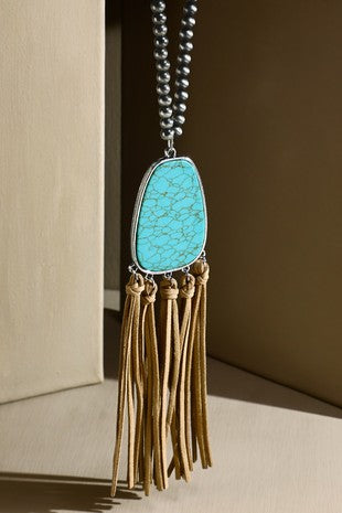 
                  
                    Load image into Gallery viewer, Montana Necklace with Earrings
                  
                