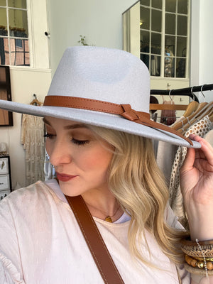 
                  
                    Load image into Gallery viewer, Wynona Hat (powder blue)
                  
                