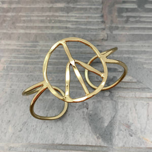 
                  
                    Load image into Gallery viewer, Peace Adjustable Cuff Bracelet
                  
                