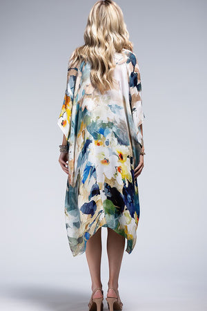 
                  
                    Load image into Gallery viewer, Paint By Numbers Floral Kimono
                  
                