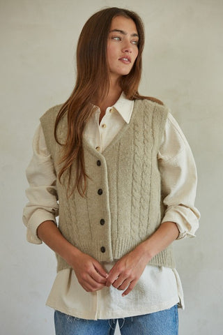 Neutral Sweater Vest