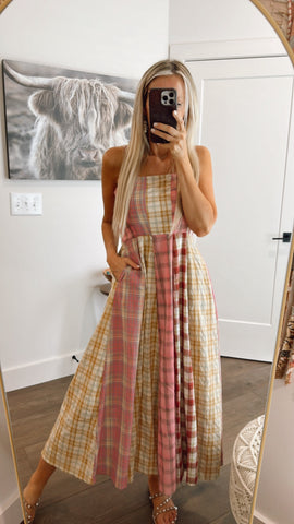 Western Charm Midi Dress