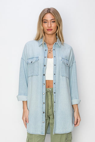 Risen Button Up Top