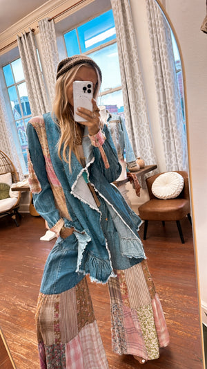 
                  
                    Load image into Gallery viewer, Penny Lane Patchwork Jacket
                  
                